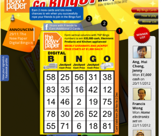 Go Bingo! We help The New Paper bring Bingo back — with a social twist